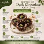VegGora Luxury Dark Chocolate Nut Katori Cups – Vegan, No Refined Sugar, Handcrafted with Nuts and Seeds