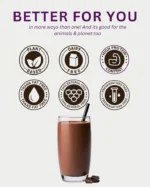 Plant Yum Chocolate Protein Shake Premix | Vegan High Protein Chocolate Drink - Image 2