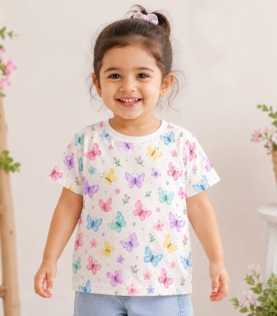 Butterfly Kids T Shirt