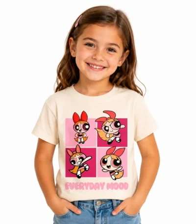 Girls Cartoon Graphic T Shirt