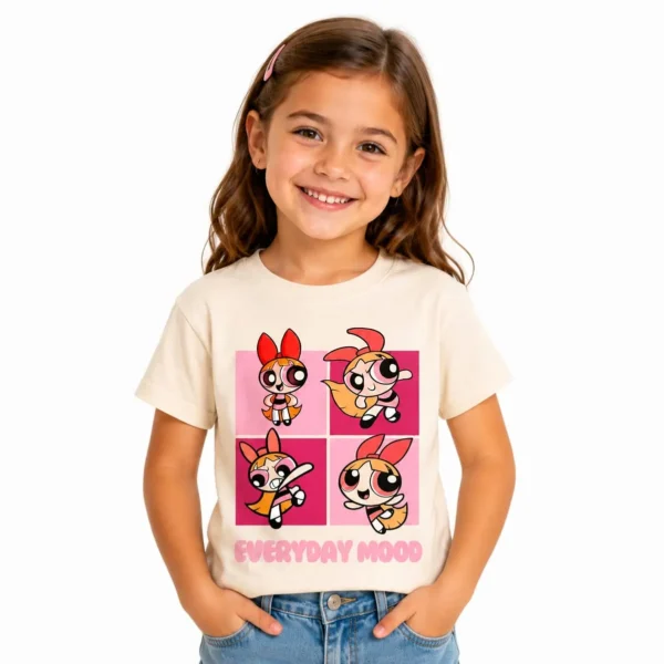 Girls Cartoon Graphic T Shirt