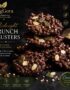 VegGora Midnight Crunch Clusters made with vegan dark chocolate, puffed quinoa, pumpkin seeds and melon seeds