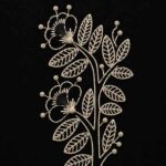 The Botanical Line Art Shirt – Premium Black Button-Down - Image 2