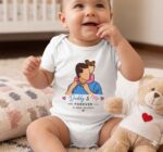Dad & Me Matching Father's Day Combo – Oversized Cotton T-Shirt & Baby Romper - Image 5