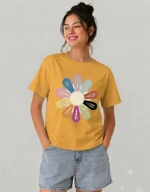 COLORFUL HAIR CLIPS GRAPHIC UNISEX T-SHIRT - Image 2