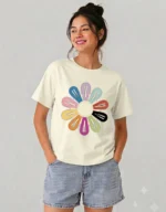 COLORFUL HAIR CLIPS GRAPHIC UNISEX T-SHIRT - Image 4