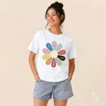 COLORFUL HAIR CLIPS GRAPHIC UNISEX T-SHIRT - Image 8