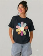 COLORFUL HAIR CLIPS GRAPHIC UNISEX T-SHIRT - Image 10