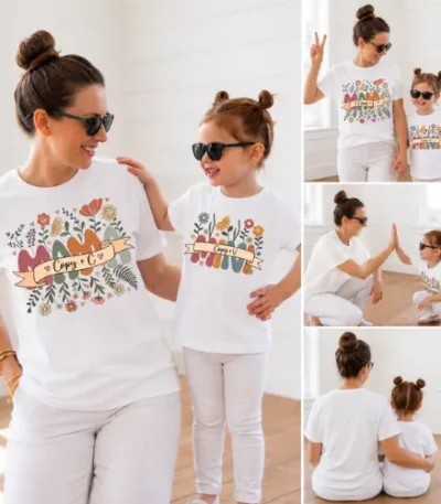 Copy + C Mini Me Matching Mom & Daughter T-Shirt
