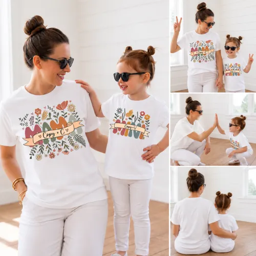 Copy + C Mini Me Matching Mom & Daughter T-Shirt