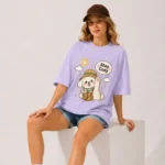 STAY COZY ALPACA OVERSIZED T-SHIRT - Image 4