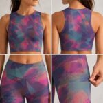 Abstract Crop top & Leggings Set - Image 4