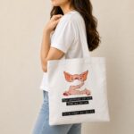 Nature & Vegan Cotton Tote Bag Combo – Set of 2 Reusable Canvas Bags - Image 4