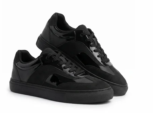 Patent Black Sneakers