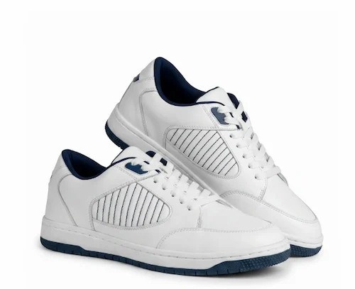 White Blue Casual Sneakers