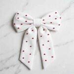 Raksha Bandhan Gift Box for Sister | Handmade Rakhi Hamper with Crochet Rose, Scrunchie, Hair Bow, and Earrings - Image 4