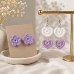 Lavender Crochet Earrings Combo