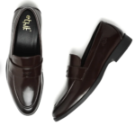 Ethik Simplicist Brown Penny Loafers – Premium Vegan Slip-On Formal Shoes - Image 5