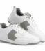 Grey Panel Sneakers