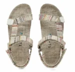 Multicolor Velcro Strap Sandals