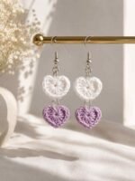 Lavender Crochet Earrings Combo - Image 2