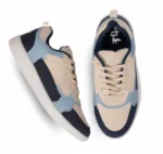 Ice Blue Suede Sneakers