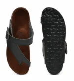 Black Cross Strap Sandals