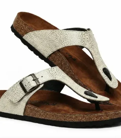 Forest Green Adjustable Strap Sandals