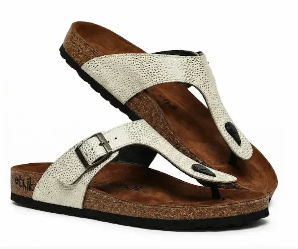 Forest Green Adjustable Strap Sandals