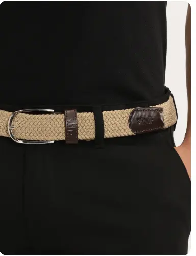 Ethik Urban Braid Beige Belt