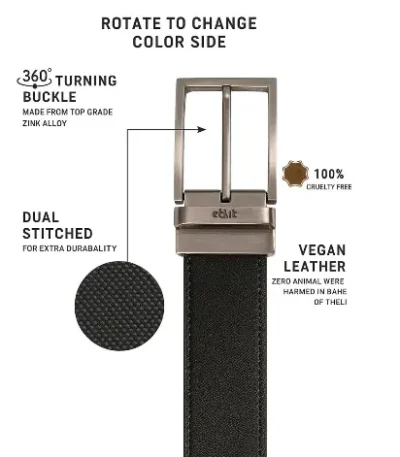 Ethik Elite Black Brown Plus Size Belt
