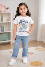 LITTLE EXPLORER KIDS GRAPHIC T-SHIRT