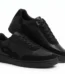 Black Lace-Up Sneakers