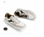 Olive Beige Strap Sneakers