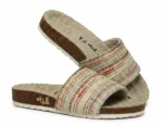 Multicolor Hemp Slip-On Sandals