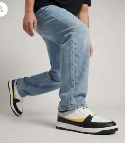 Navy Color-Block Sneakers