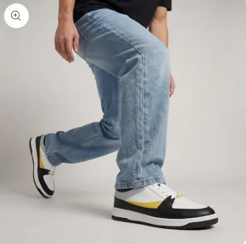 Navy Color-Block Sneakers