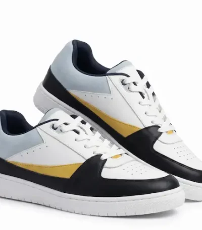 Navy Color-Block Sneakers