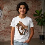 A playful Groovy Mushroom Graphic T-Shirt - Image 9
