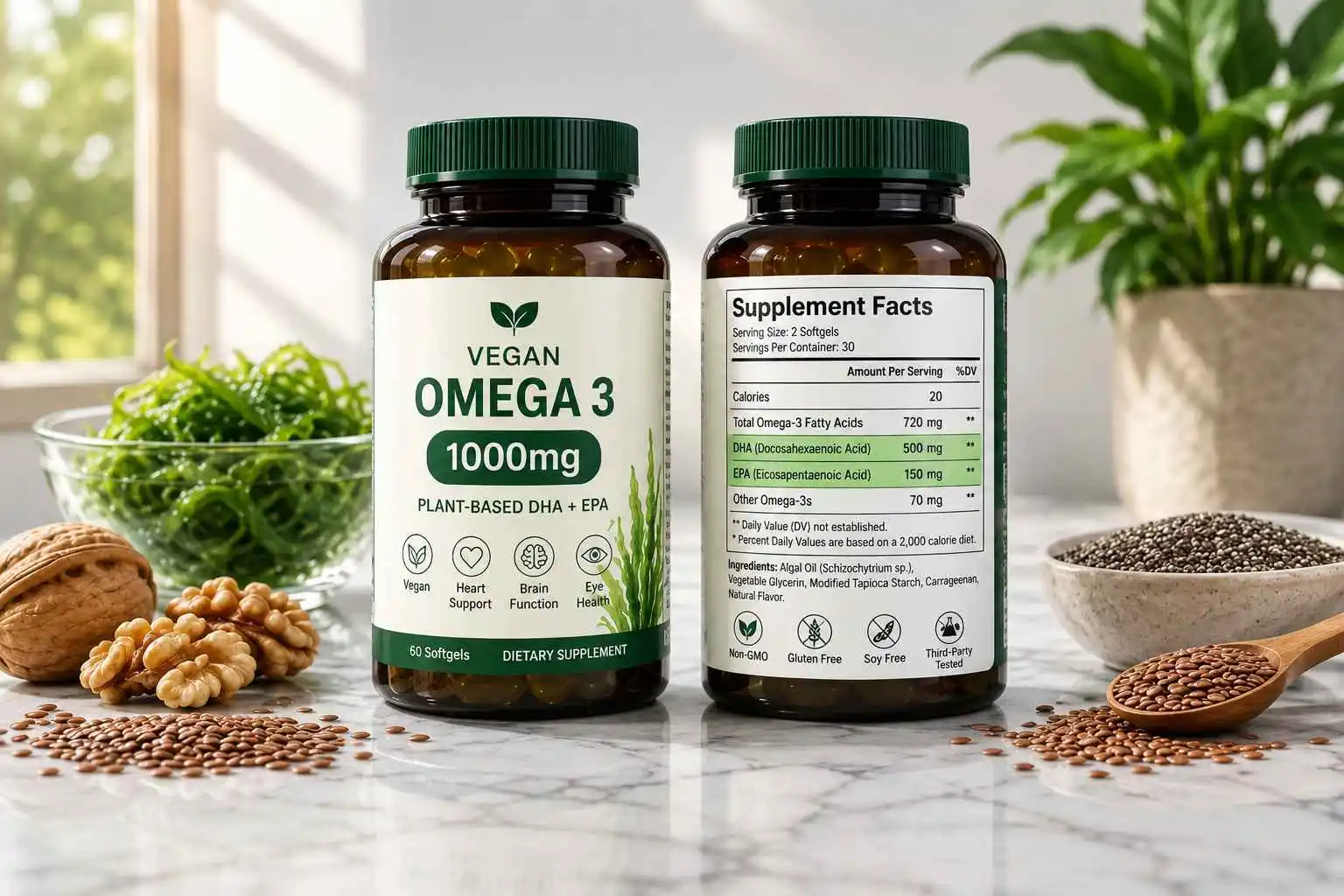 Vegan DHA supplements guide