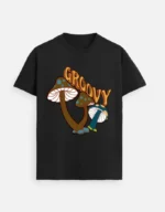 A playful Groovy Mushroom Graphic T-Shirt - Image 3