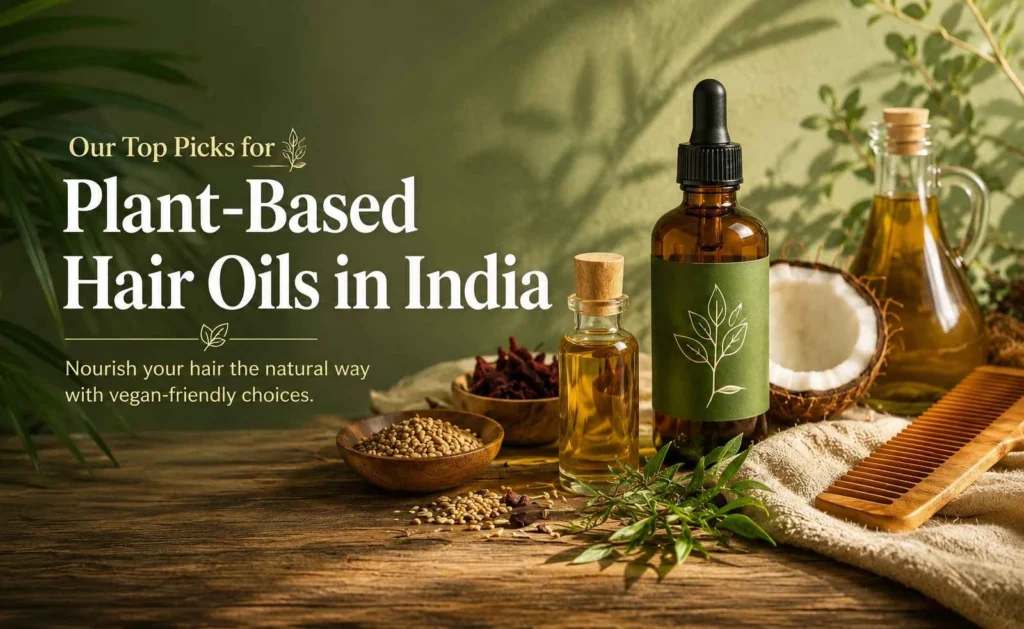 Best vegan hair oils in India with natural botanical ingredients