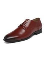 Ethik Amiable Tan Derby Shoes | Premium Vegan Formal Lace-Up Shoes for Men - Image 6
