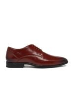 Ethik Amiable Tan Derby Shoes | Premium Vegan Formal Lace-Up Shoes for Men - Image 7