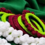 Teej Celebration Hamper – Handmade Crochet Bangles, Paranda & Mehndi Combo - Image 2