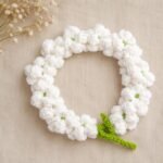 Traditional Handmade White Gajra for Women - Image 2