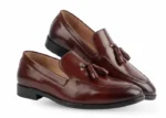 Tan Tassel Loafers