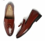 Tan Tassel Loafers