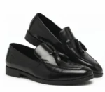 Black Tassel Loafers