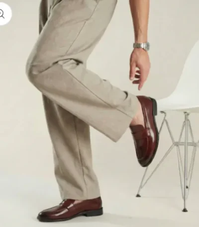 Tan Penny Loafers